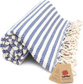 Bazaar Anatolia Turkish Beach Towel – 100% Cotton, Quick Dry, Sand Free Striped by BazaarAnatolia