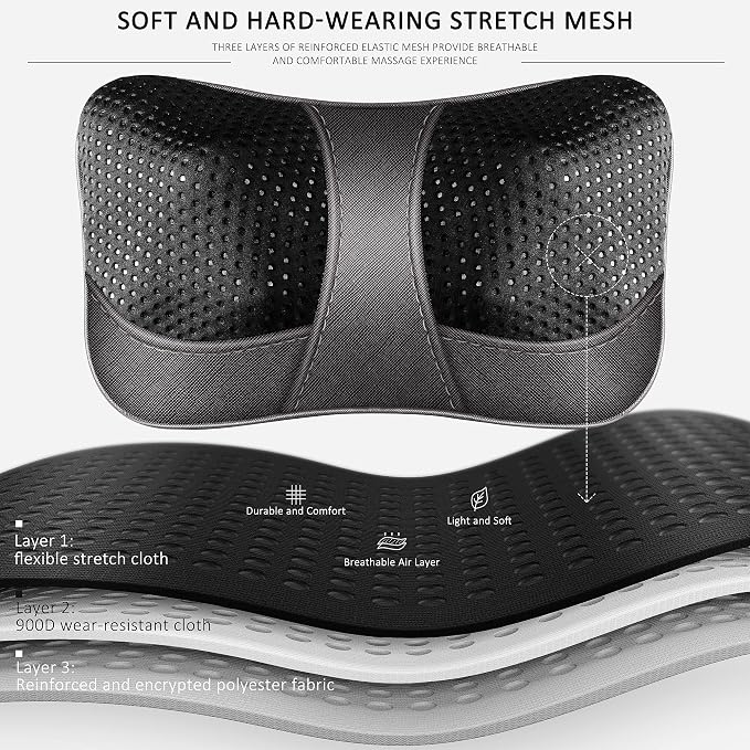 VIKTOR JURGEN Back Massager Kneading - Image 3