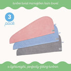 Turbie Twist 3-Pack Microfiber Hair Towel - Image 3