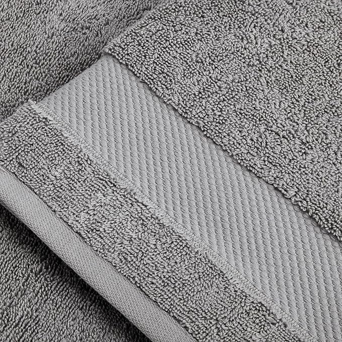 BIOWEAVES 100% Organic Cotton 700 GSM Plush 6-Piece Towel Set GOTS Certified - Image 5