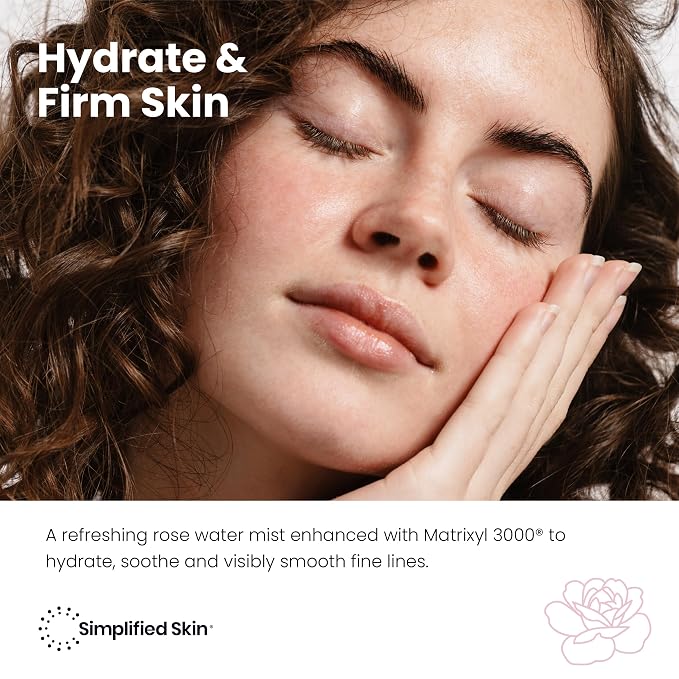 Rose Water Spray for Face with Matrixyl 3000, Glycerin & Aloe Vera - Image 2