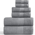 Springtree Home 100% Cotton Bath Towel Set 6 Piece Set | Super Soft & Absorbent by SpringtreeHome