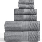 Springtree Home 100% Cotton Bath Towel Set 6 Piece Set | Super Soft & Absorbent by SpringtreeHome