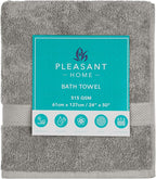 Pleasant Home Bath Towels Set of 6 100% Cotton, 515 GSM | Lightweight, Soft & - Image 9