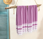 Goroly Home Cotton Turkish Peshtemal Beach Towel, Extra Large, Thin Quick Dry - Image 2