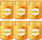 6 Pack Amber Glass Scented Candles by JXDLSQCandlesGiftsSets