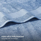 BIOWEAVES 100% Organic Cotton 700 GSM Plush 6-Piece Towel Set GOTS Certified - Image 3
