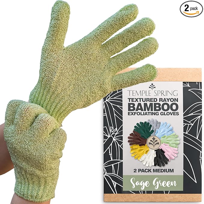 Temple Spring Shower Gloves Exfoliating by TempleSpring%7CRelaxRefreshRecharge