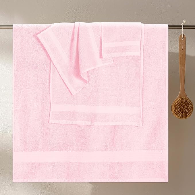 GLAMBURG Ultra Soft 8-Piece Towel Set - Image 3