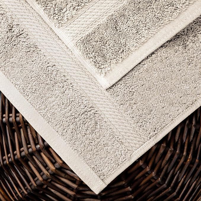 SUPERIOR Egyptian Cotton Pile 10 Piece Towel Set, Includes 2 Bath, 4 Hand - Image 4