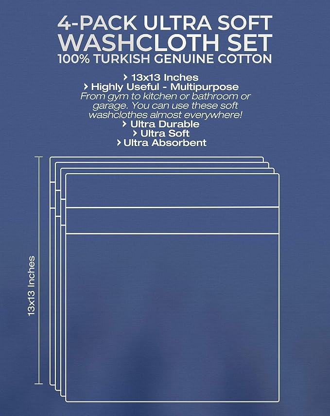 American Veteran Towel, 100% Cotton Turkish Washcloths - Image 3