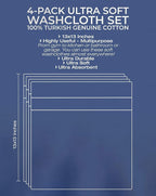 American Veteran Towel, 100% Cotton Turkish Washcloths - Image 3