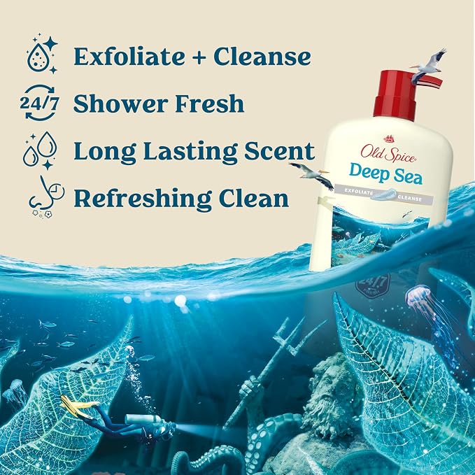 Old Spice Cleansing Body Wash for Men, 24/7 Shower Fresh - Image 2
