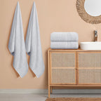 Belizzi Home 4 Pack Bath Towel Set 27x54, 100% Ring Spun Cotton, Ultra Soft - Image 3