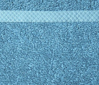 Amazon Basics Soft Cotton Washcloths, Lake Blue - Image 3