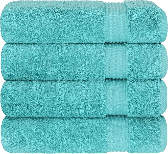 Cotton Paradise 4 Piece Turkish Bath Towels - Image 6