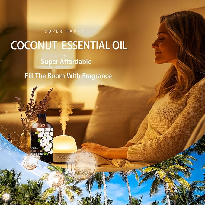 Coconut Essential Oil, Coconut Oil 4 Fl Oz 120ML - Image 3