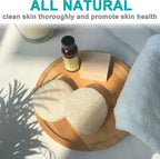18 pcs/Set Natural Exfoliating Face Pad Loofah Sponge Facial Brush - Image 2