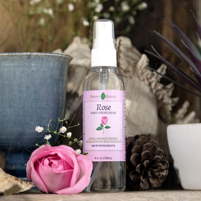 Rose Linen and Room Spray, Natural Pillow Spray Made - Image 2