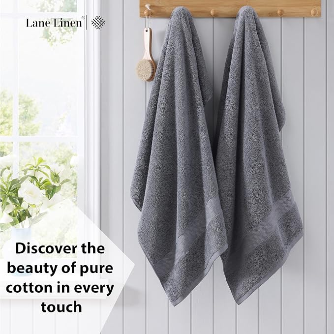 LANE LINEN Jumbo Size Bath Sheets 2 Piece, 35 by 66 Inch - Image 3