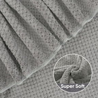 HOMEXCEL 6 Pack Bath Towel Set, Microfiber Ultra Soft Highly Absorbent Bath - Image 2