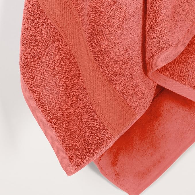 Superior Egyptian Cotton Pile Bath Towel Set of 2, Ultra Soft Luxury Towels - Image 6