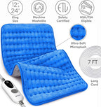 GENIANI Electric Heating Pad for Back Pain & Cramps Relief, Electric Throw - Image 6