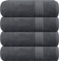 GLAMBURG Premium Cotton 4 Pack Bath Towel Set by GLAMBURG