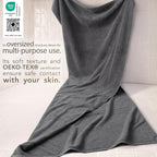 Cotton Paradise 100% Cotton 40x80 Oversized Bath Sheet, Extra Large Turkish - Image 3