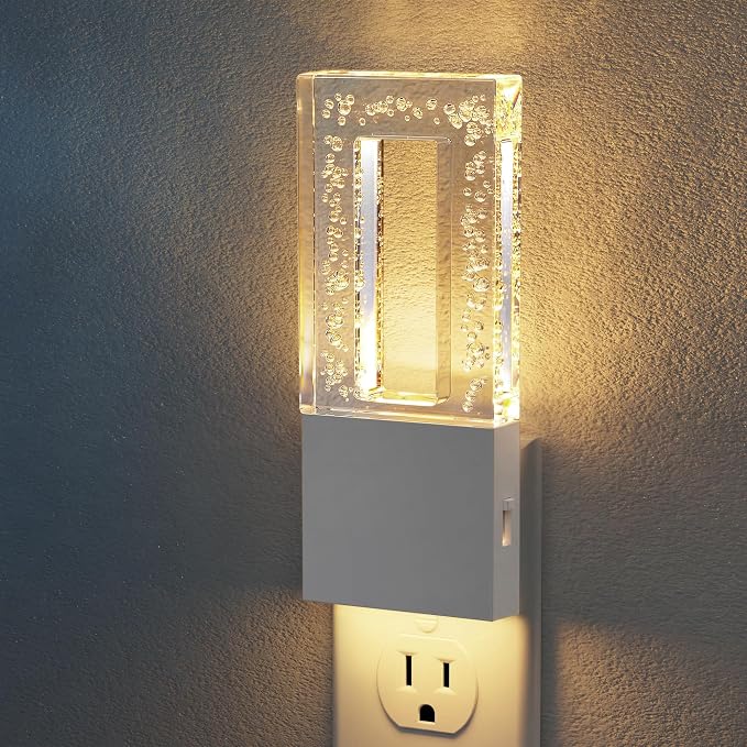 JandCase Night Lights Plug into Wall, Dusk to Dawn Sensor, 3000K Soft White LED by JandCase