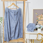 Xtinmee 2 Sets Plus Size Womens Wrap Towel - Image 6