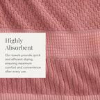 NY Loft 100% Cotton Bath Towel 4 Pack | Super Soft & Absorbent Quick-Dry Bath - Image 7