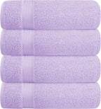 BELZZI Home Ultra Soft 4 Pack Oversized Bath Towel Set 27x54, Cotton Compact by Unknown
