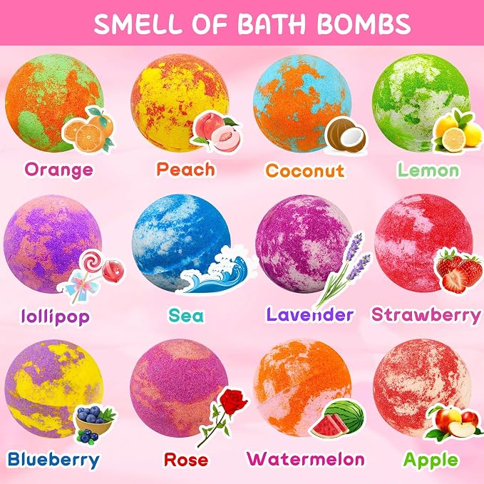 Unicorn Bath Bombs with Surprise Toys Inside - Image 2