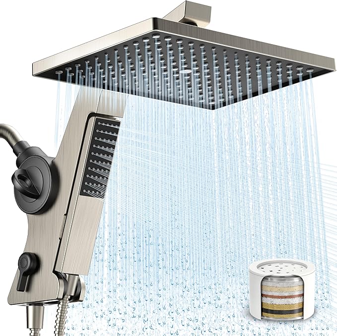 MakeFit Filtered Rain Shower Head by MakeFit