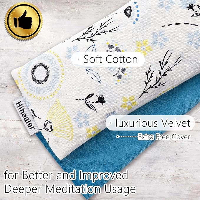 Lavender Eye Pillow for Relaxation, Sleep – Weighted Eye Mask for Headache - Image 5