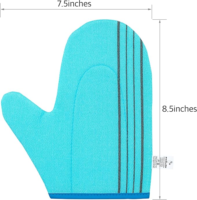 Exfoliating Glove Korean Skin Care Body wash loofah face Lip Body Scrub Dry - Image 7