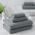 Welhome James 100% Cotton Textured Stripe Towel Set by WelhomeByWelspun