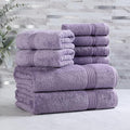 Superior Egyptian Cotton 8-Piece Towel Set, Guest Bath Decor Essentials by SUPERIOR