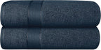 GLAMBURG 700 GSM Premium Cotton 2-Pack Oversized Extra Large Bath Sheet Set by GLAMBURG