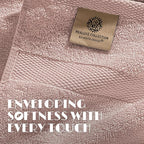White Classic Pink Hand Towels for Bathroom Cotton Hand Towel Bulk for Gym - Image 3