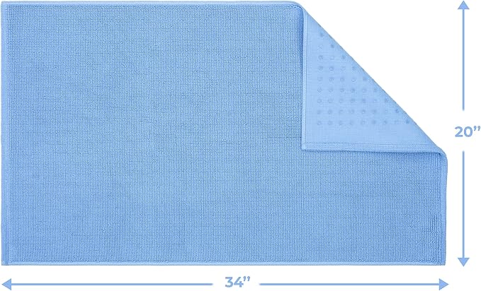 Cotton Paradise 100% Cotton Non Slip Bath Mats - Image 3