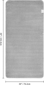 POLYTE 430 GSM Microfiber Oversize Quick Dry Lint Free Bath Towel, 60 x 30 in - Image 3