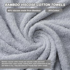 Aibaser Bath Towels, 27x54inch - Image 3