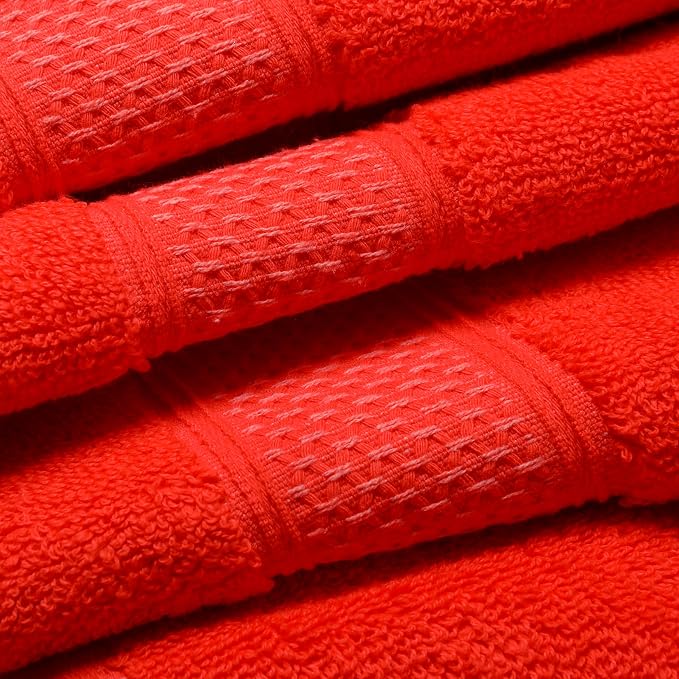 Cotton Bath Towels Set, 2-Piece Set Super Absorbent Quick Drying, Suitable - Image 5