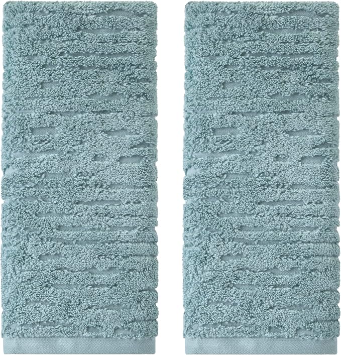 SKL Home CloudSoft Cotton Luxury Hand Towel 2pc Set by SKLHomebySaturdayKnightLtd