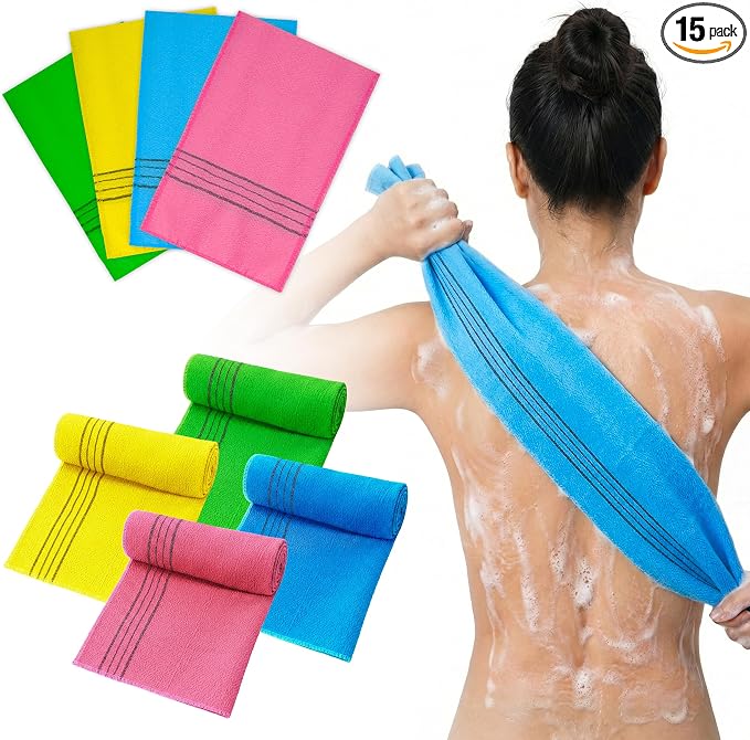 4 Pcs Korean Exfoliating Washcloth by TaShow