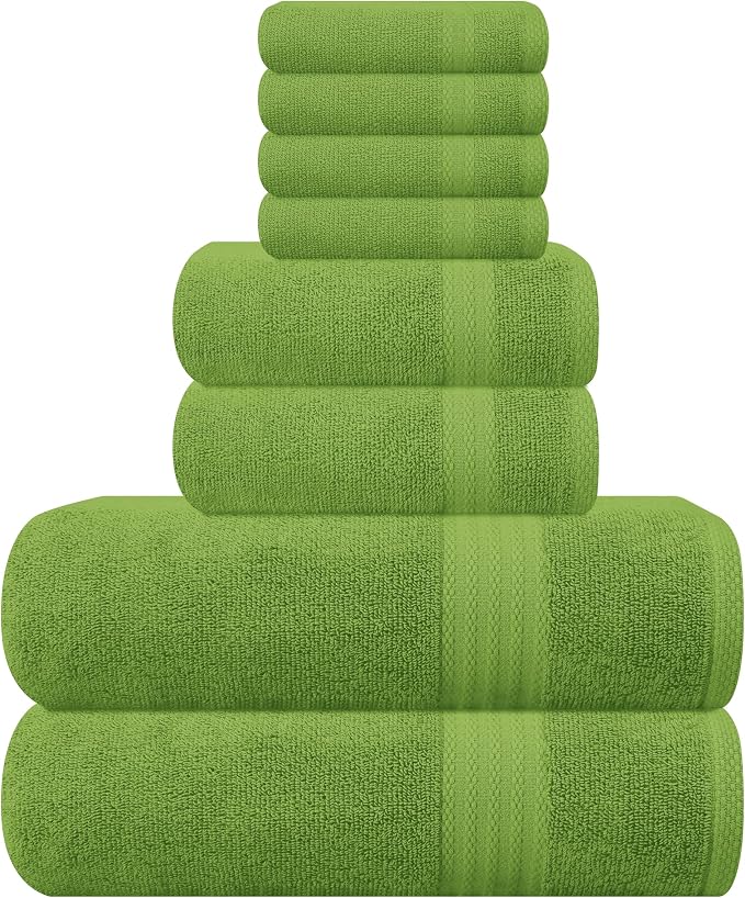 GLAMBURG Ultra Soft 8-Piece Towel Set by GLAMBURG