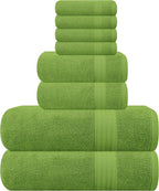 GLAMBURG Ultra Soft 8-Piece Towel Set by GLAMBURG