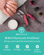 Manicure and Pedicure Kit - 9 in 1 Professional Manicure Set - Image 2